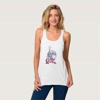 Owl in Plum Tree Tank Top