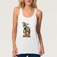 Pride Owl Flag Slim Fit Tank Top