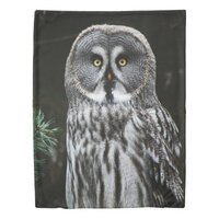 The Great Grey Owl tccna Duvet Cover