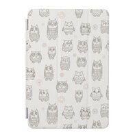 Pattern with owls iPad mini cover