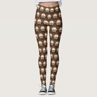 I Owl You Illustration Leggings