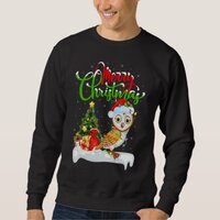Barn Owl Bird Xmas Decoration Santa Barn Owl Chri Sweatshirt