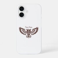 Phoenix Owl – Fiery Vision iPhone 16 Case