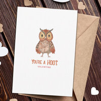 Cute Owl Valentine's Day Card