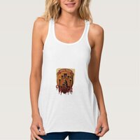 Witch Castle Cauldron Owl Bats_1 Tank Top