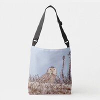Majestic Snowy Owl of the Connecticut Coast Crossbody Bag