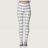 Cute Little Blue Owl Leggings