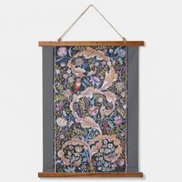 Owl and Flowers, William Morris Hanging Tapestry