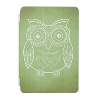Green Owl Stencil Art iPad Mini Cover