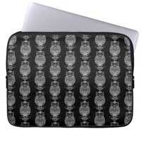 Owl (black) - Laptop Sleeve