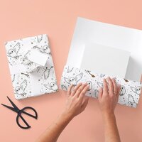 Harry Potter | Hedwig Pattern - Baby Shower Wrapping Paper Sheets