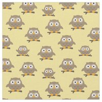 Owls Fabric