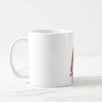 Boreal Owl bird species watercolor art Coffee Mug
