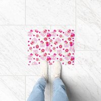 Pattern Of Owls, Cute Owls, Pink Owls, Hearts Doormat