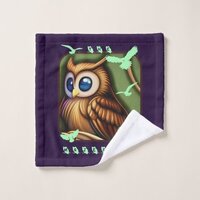 The Majestic Brown Owl Bath Towel Set