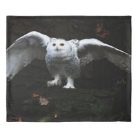 Snowy Owl With Open Wings bedkccn Duvet Cover