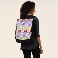 Cute Owls, Owl Pattern, Baby Owls, Colorful Owls Backpack