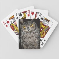 Great Horned Owl  2 Playing Cards