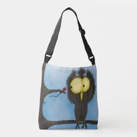 Adorable And Colorful Owl Oliver Crossbody Bag
