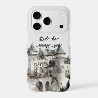 Castle Owl Be Seeing You iPhone 17 Pro Case