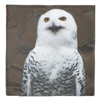 Snowy Owl bedqccn Duvet Cover