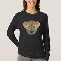 Book Owl Bird Wisdom Smart T-Shirt