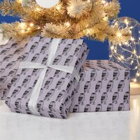 Cute Owls Simple Minimalist BABY SHOWER BIRTHDAY Wrapping Paper