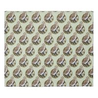 Burrowing owl duvet cover