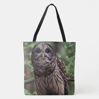 Barred Owl Tote Bag