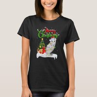 Snowy Owl Bird  Xmas Decorations Snowy Owl Christm T-Shirt