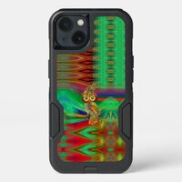 Tropical Fashion Queen Owl iPhone 13 Case