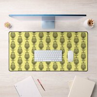 Owl (yellow) - Desk Mat