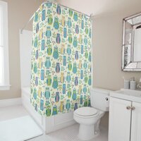 Colorful Owls Shower Curtain