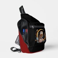 Who Needs Sleep Owl Design Sling Bag