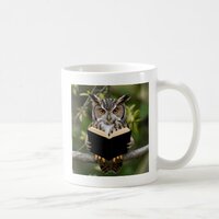 Reading Owl Coffee Mug