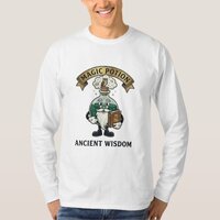 Botto Ancient Wisdom Wizard Magic Potion Owl Retro T-Shirt