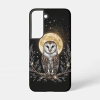 Owl Mystical Magical Pretty Moon Phone Samsung Galaxy S22 Case