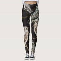 Owl Branch: Solitary Bird Perch. Leggings