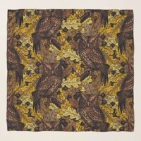 Autumn owls scarf