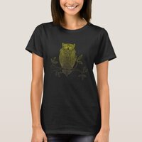 Wise Bird Forest Owl T-Shirt