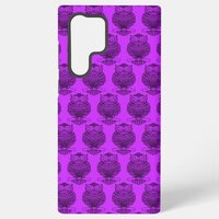 Owl (neon purple) - Samsung Case