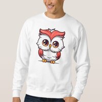 Beautiful Kawaii Style Owl Cartoon-77038 Sweatshirt