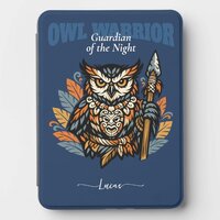 Owl Warrior, Guardian of the Night His Gift Kindle Cover