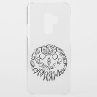 Black and White Tribal Owl Uncommon Samsung Galaxy S9 Plus Case