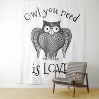 Owl you Need Tapestry