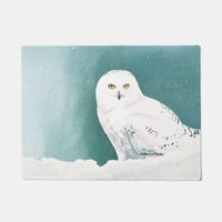 Arctic Snowy Owl Doormat