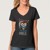 Owl Cute Owl Owl just a Girl who loves owls T-Shirt