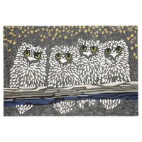Owl Welcome Mat,Beautiful Bird Rug, Owl Owner Gift Doormat