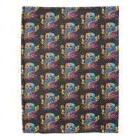 OWL COLORFUL ABSTRACT   DUVET COVER