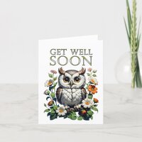 get well soon owl thank you card